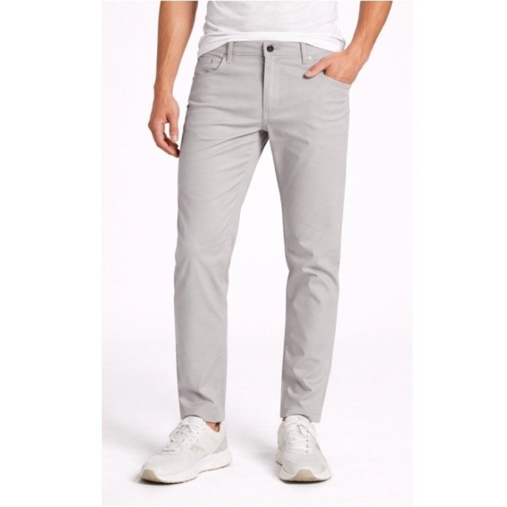 Luluemon Men's Silver Drop Warpstreme 28L ABC Slim-Fit 5 Pocket Pant Size 30 NWT